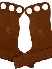Load image into Gallery viewer, 3 Holes Natural Hand Grips | Batak Leather.