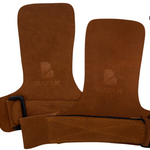 Load image into Gallery viewer, Open Palm Natural Hand Grips | Batak Leather.
