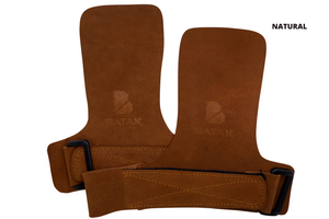 Open Palm Natural Hand Grips | Batak Leather.