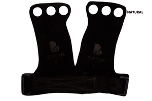 3 Holes Natural Hand Grips | Batak Leather.